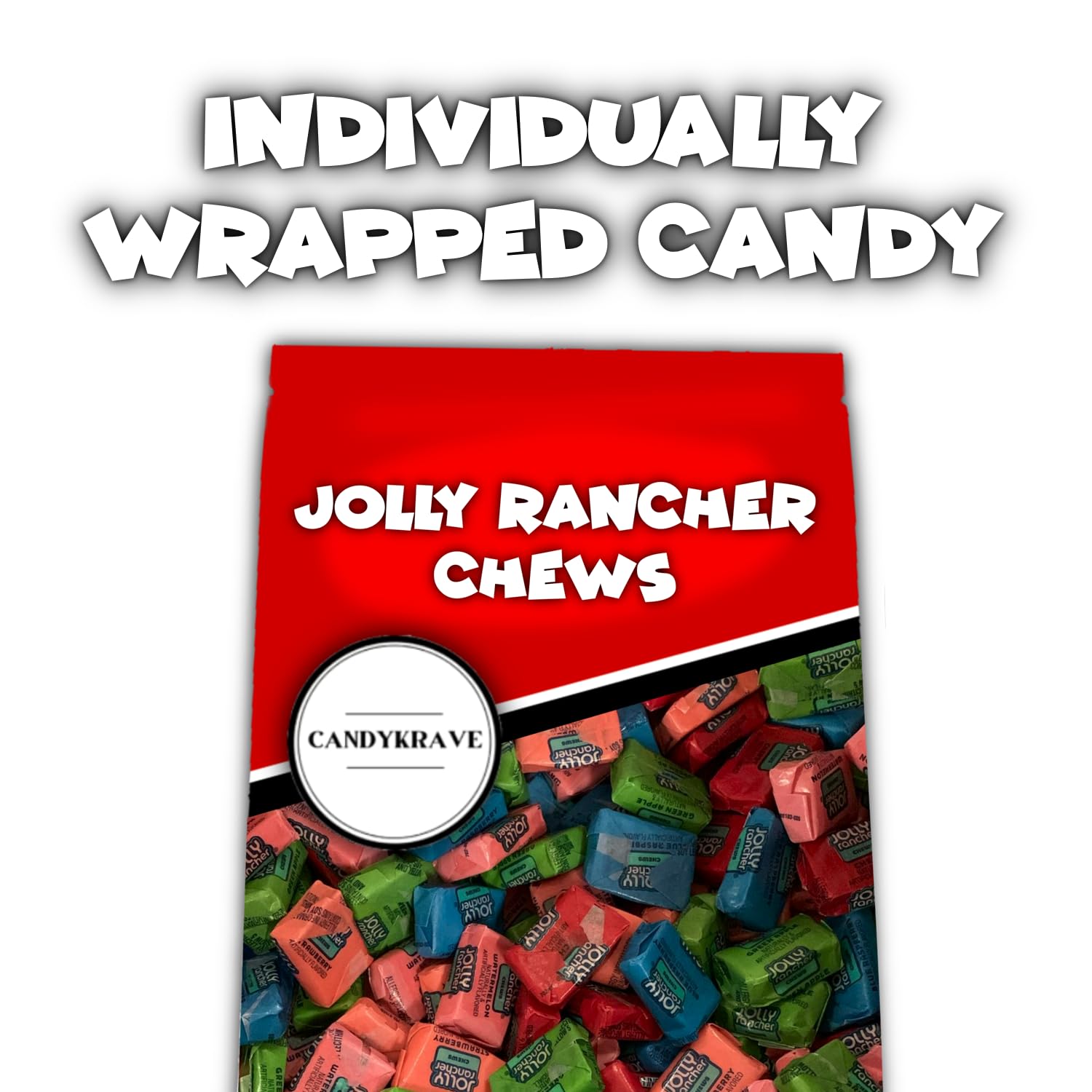 Joly Ranchers Chews Candy - Assorted Flavors - 190 Pieces of Fruity Flavored Chews - Halloween Individually Wrapped Candy Chews for Halloween, Birthdays, Easter, Christmas & Pantry (2 lbs)