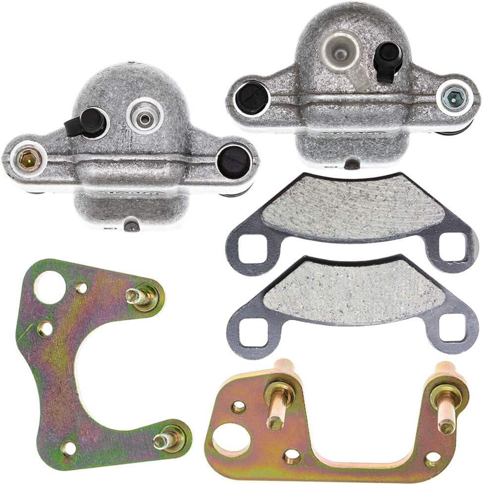 NICHE Front Left Right Brake Caliper Pad Set Pair for 1995-1998 Polaris Magnum 425 1910079 1910074 1910073