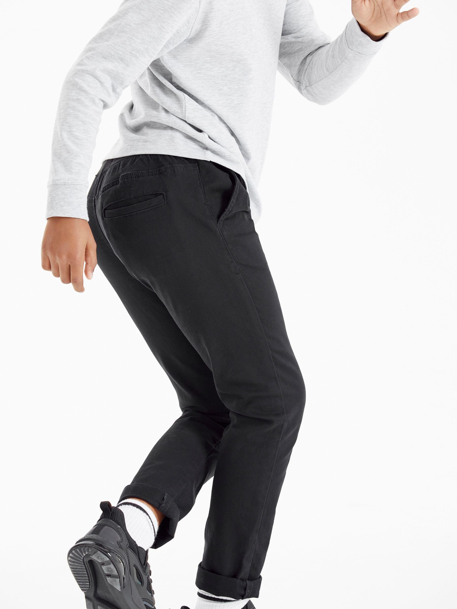 NEXT Niños Pantalones sin Cierres con Cintura de canalé y Corte estándar