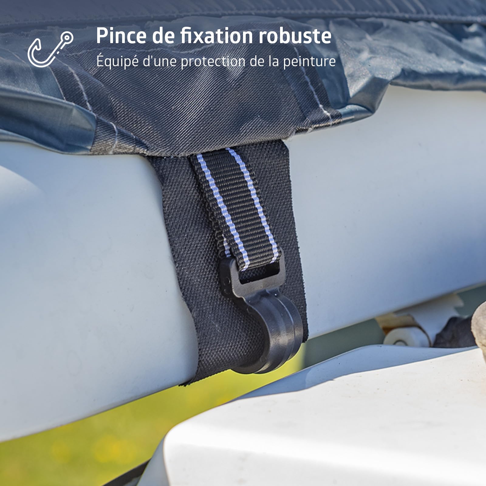Campout Tente Hayon Van – Tente Coffre VW T5/T6/T6.1 & Mercedes Vito/V-Class – 3000 mm Étanche – Espace Abrité Supplémentaire – INCL. Poteaux d’Auvent – Hauteur 185–200 cm