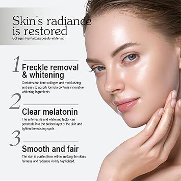 AILKE Skin Glowing Day & Night Face Cream, Clean Skin, Nourishing, Boost Radiance, With Algae Extract, Collagen, Clean Stains For Men And Women