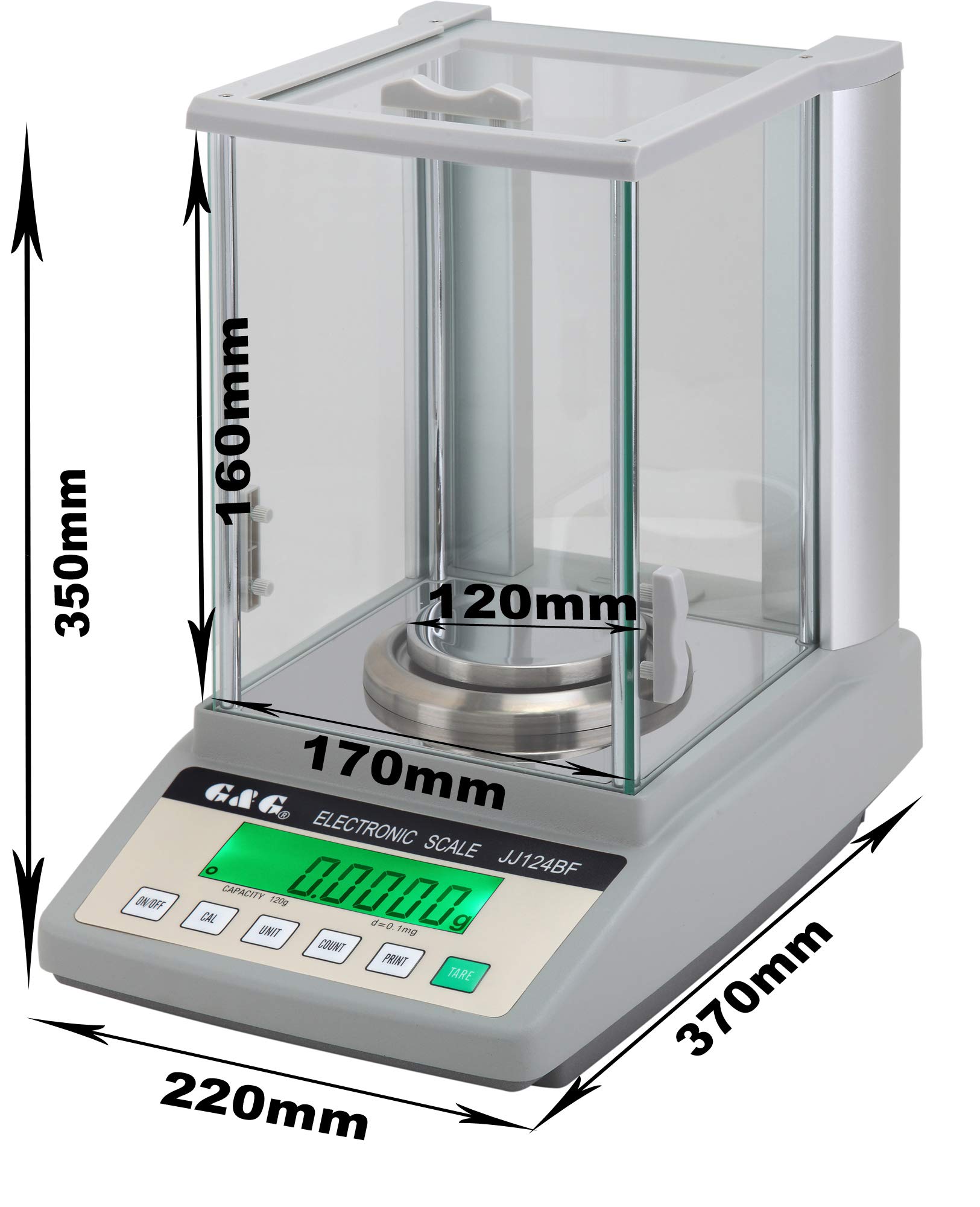 G&G JJ223BF Labor- & Analysenwaage 220g 0,001g interne Justierung
