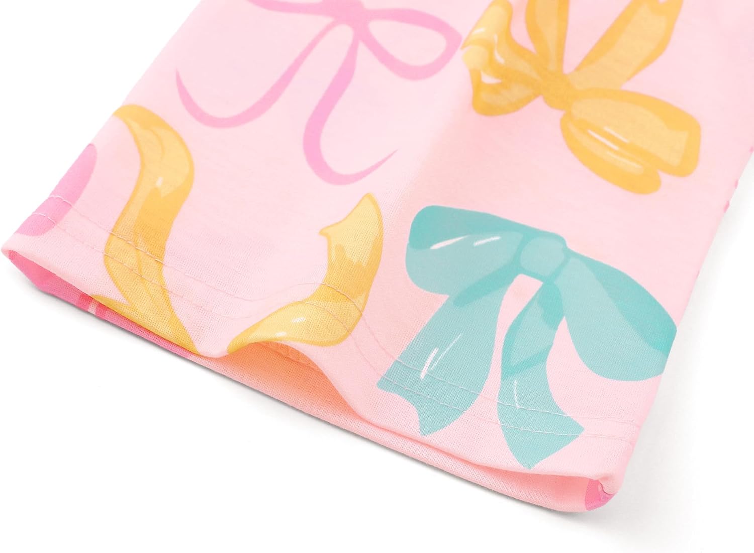 Topgal Comfy Coat Style Pajamas for Girls - Leopard, Cat & Bows Graphic Print Button Down Long Sleeves PJ Set Size 6-18 - Image 6