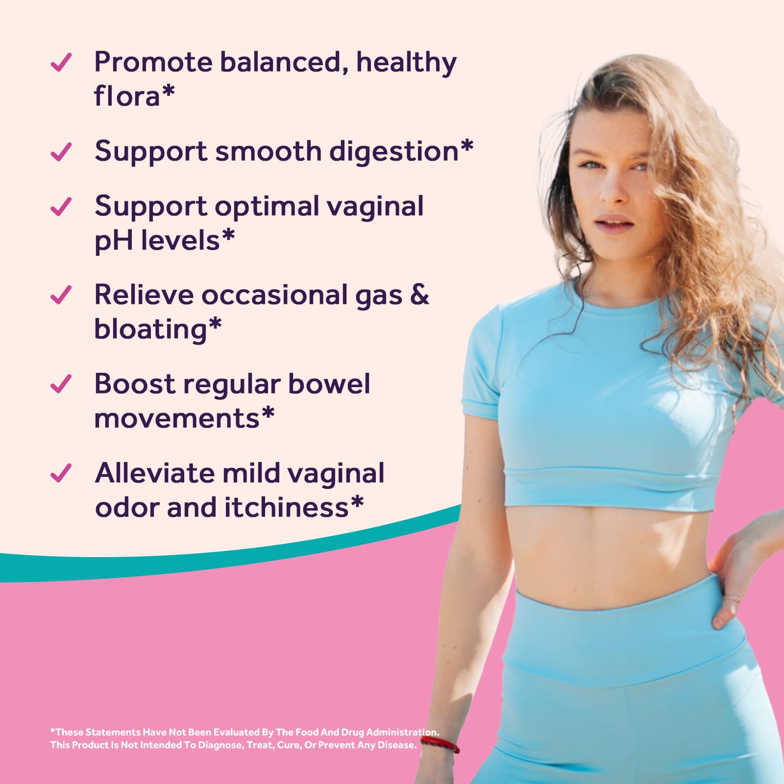 Doctor's Recipes Probiotics for Women, Organic Prebiotics and Probiotics for Digestive Health, Vaginal Health, 140 Billion CFU, 10 Strains, Shelf Stable, 60 Capsules — Amazon image 2