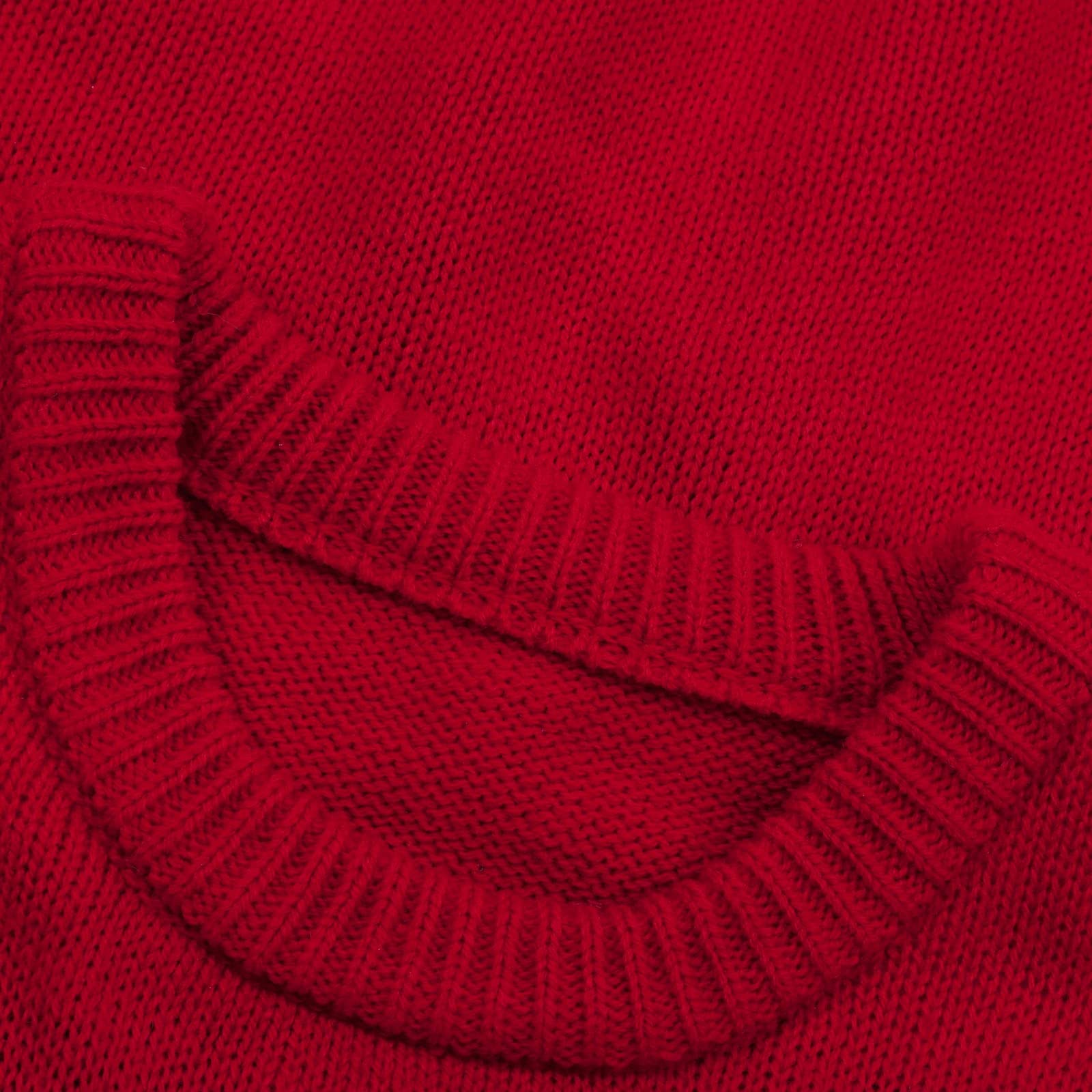 Genérico Suéter de Cuello Redondo con patrón navideño de otoño e Invierno para Mujer