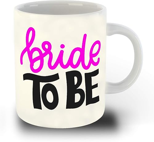 WHATS YOUR KICK Bride to be, Bride Printed White Ceramic Coffee Mug- Bride Made, Bride Gang, Best Gift | Marriage, Wedding, Bridegroom, Unique Gifts (Multi 6)