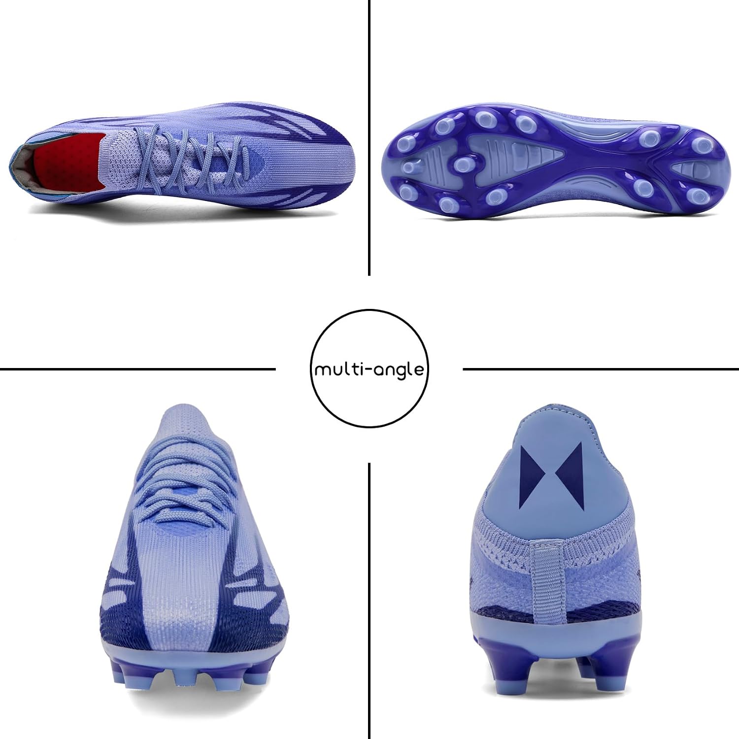 Soccer Shoes Men’s Firm Ground Soccer Cleats Professional Training Football Boots Outdoor Indoor Athletic Sneaker