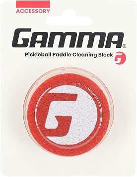 Gamma Pickleball Paddle Cleaner Block for Raw Carbon Fiber Pickleball Paddles, Pickleball Paddle Eraser Removes Residue, Dirt, and Grime