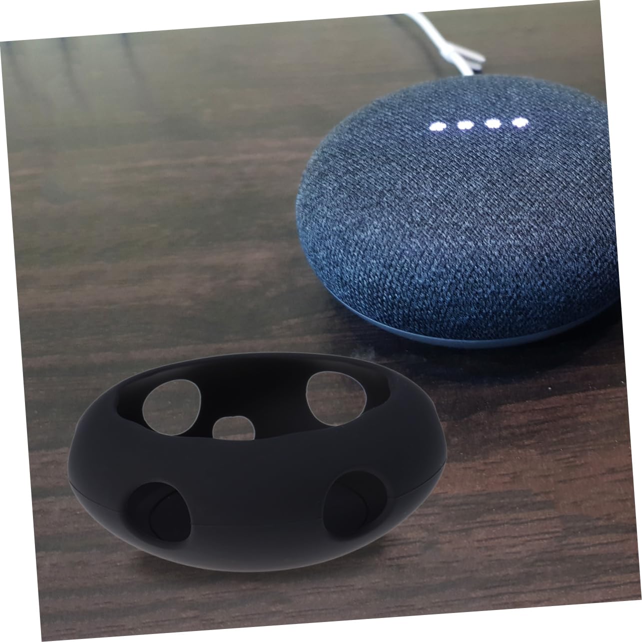 UPKOCH 3piezas Funda De Silicona Antirayaduras para Home Mini Protección Duradera y Ligera Acceso Completo Controles y Cargador Compatible Home Mini Negro