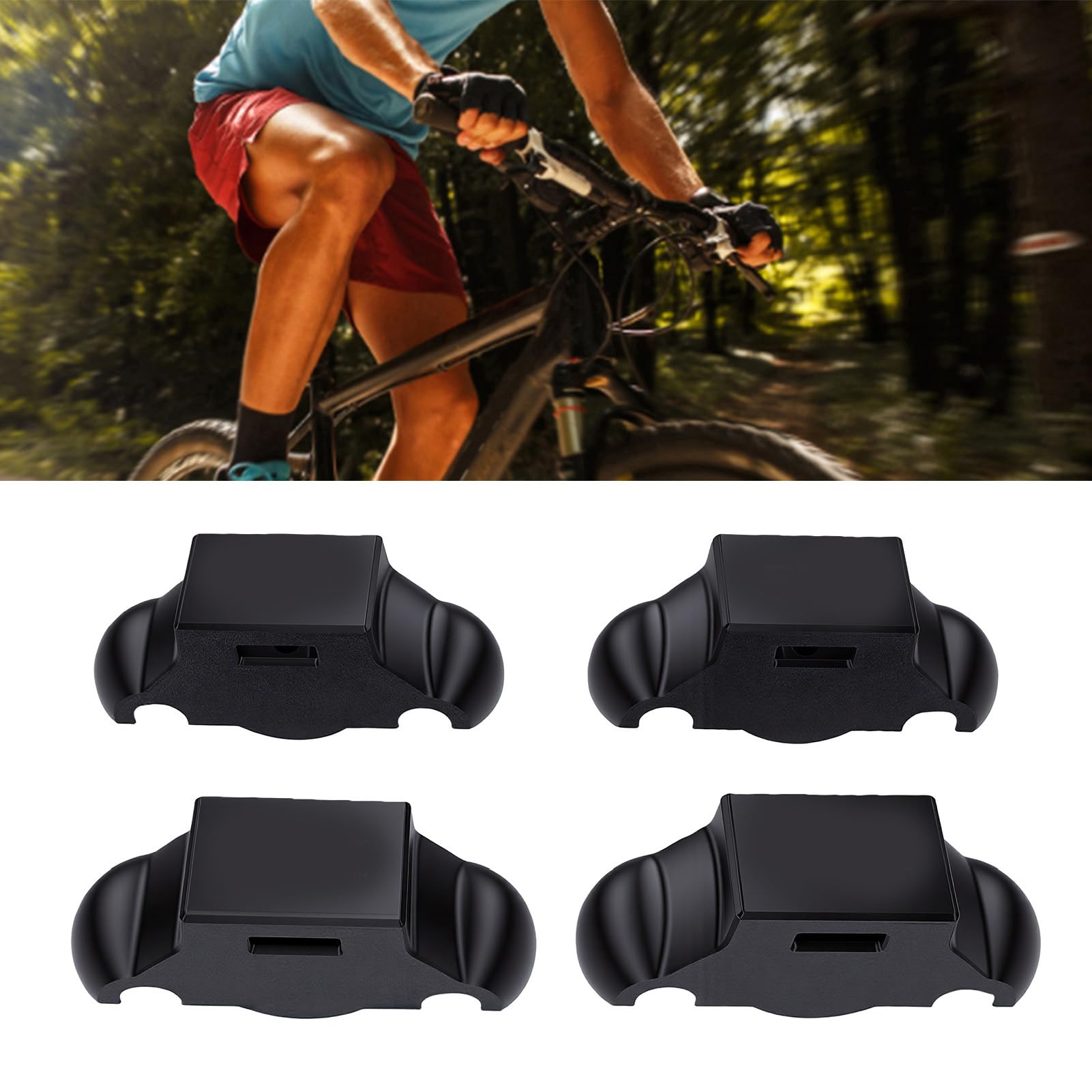 PUSOKEI 4 Stück Indoor-Trainer Rocker Basisplattform Ständer