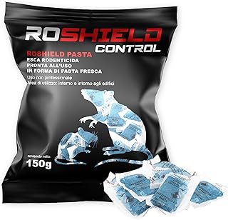 Roshield Super Strong Poison for Mice and Rats, Professional Mouse Poison, Ratticide Bait in Fresh Pasta Sachets, Powerful…
