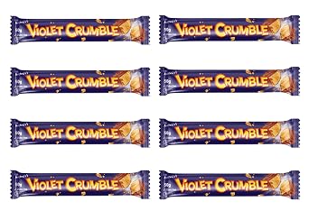 Violet Crumble Shattering Chocolate Coated Honeycomb, 8 Count