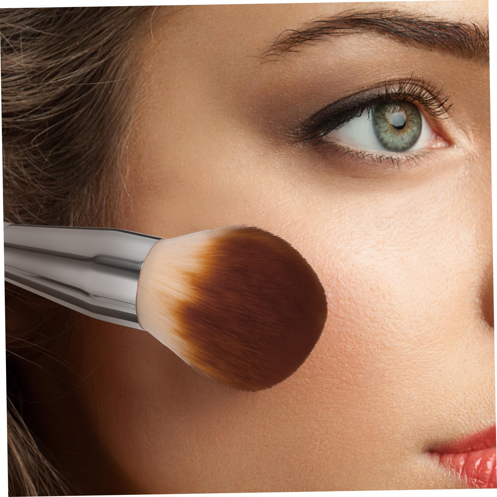 BESTYASH High Density Foundation Brush for Makeup Ergonomic Blending Tool with Premium Synthetic Hair for Buffing Contouring and Highlighting Blush Powder Brush