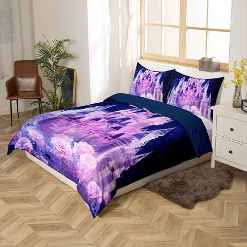 Vista 237 de Erosebridal Funda de edredón de zorro kawaii, juego de ropa de cama de zorro de dibujos animados, funda de edredón con 2 fundas de almohada para Fox