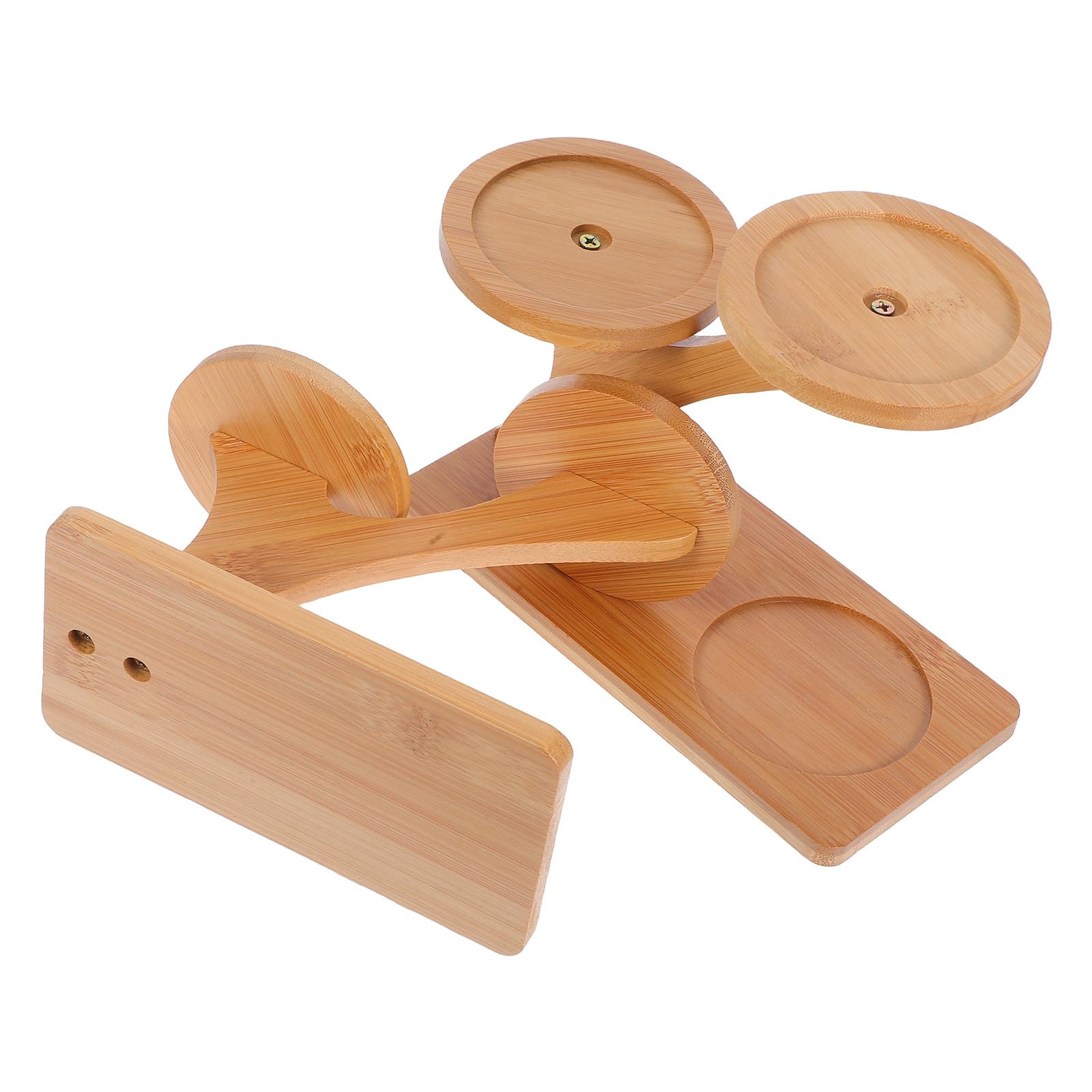 Support pour plantes en bambou naturel petite étagère échelle à 3 niveaux
