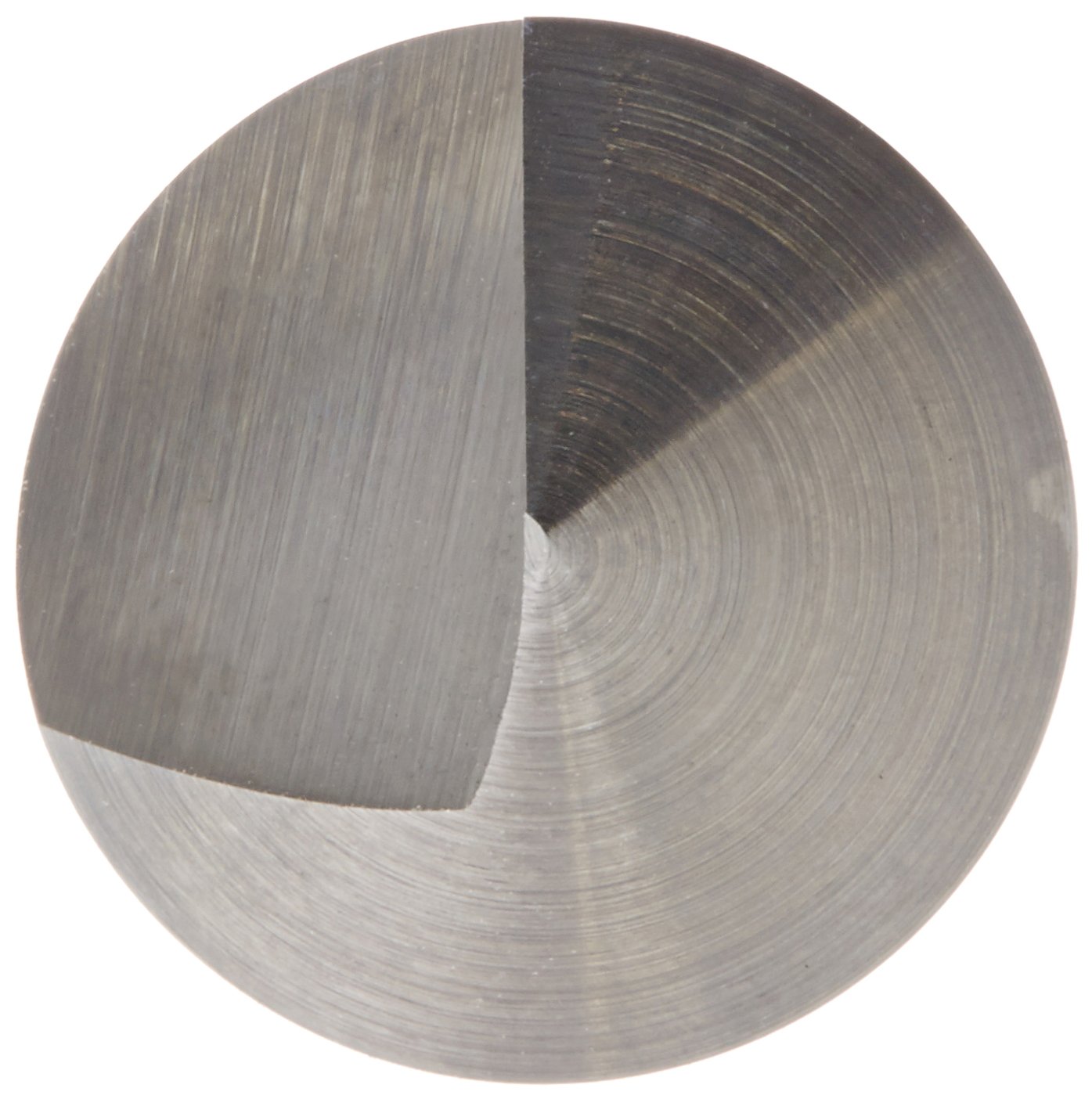 KEO 55713 Solid Carbide Single-End Countersink, Uncoated (Bright) Finish, Single Flute, 82 Degree Point Angle, Round Shank, 1/4" Shank Diameter, 3/8" Body Diameter