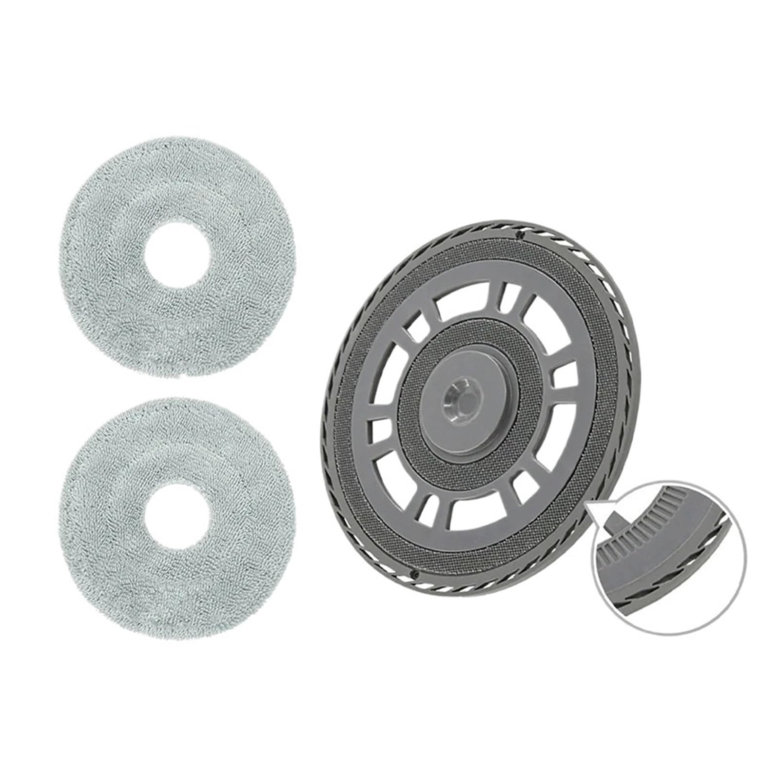 Shiketong Mop Mount,Compatible For Dreame,L20 Ultra/X30 Ultra/X40 Ultra/,Compatible For Mijia,M30S/S30 Pro Ultra Robot Vacuums Cleaner Accessory Spare Part(Set1)