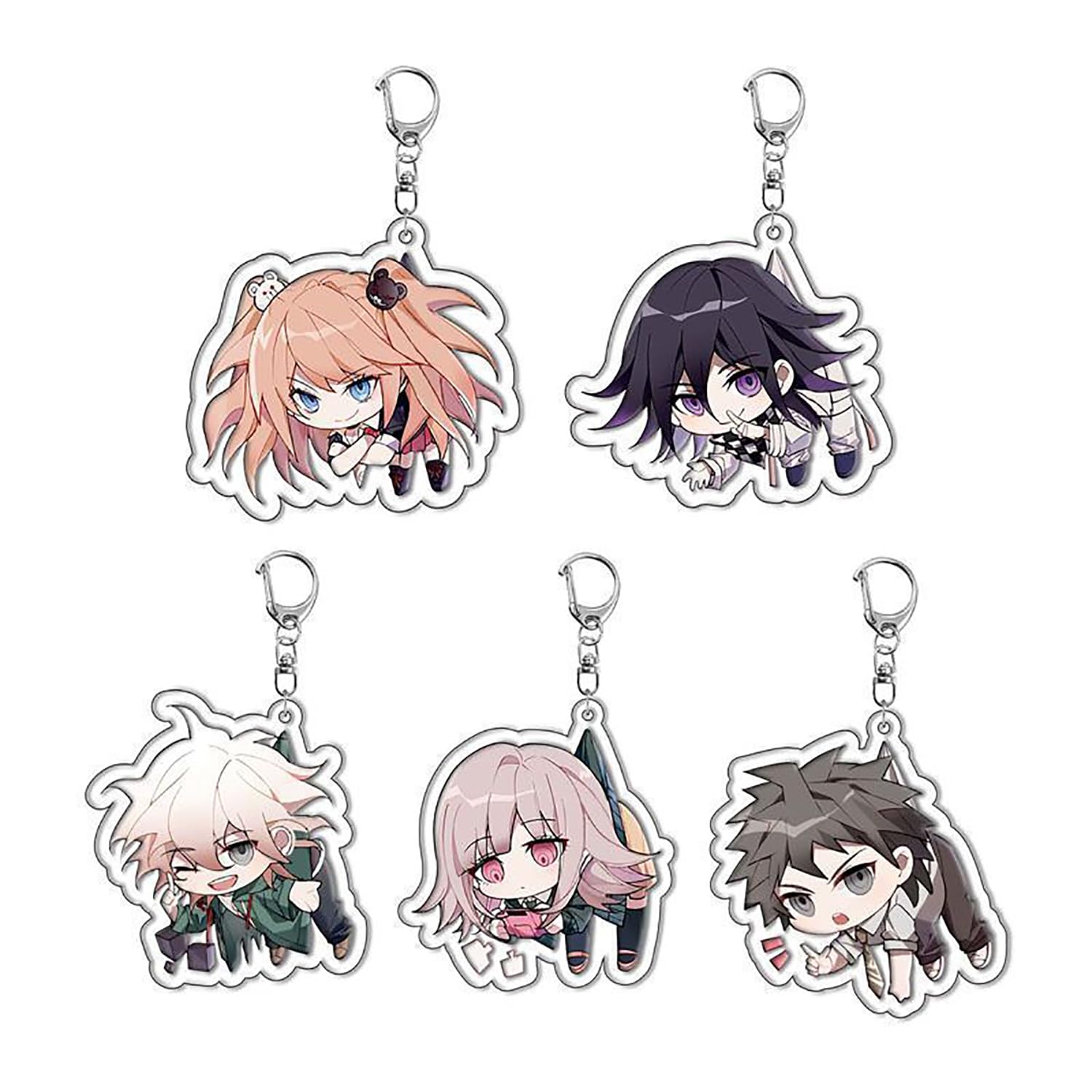 Amazon.co.jp: ダンガンロンパ キーホルダー 5個セット アクリル 