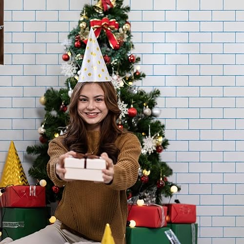 Vista 39 de Chuangdi 2 piezas de telón de fondo de pared de piedra de 4.5 x 9 pies, cortinas de pared de piedra para puerta, mantel extraíble para fotos