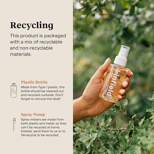 Miniatura 6 de Kinfield Golden Hour Spray - Repelente de insectos natural de larga duración para aventuras al aire libre y uso en interiores, aprobado por la TSA,