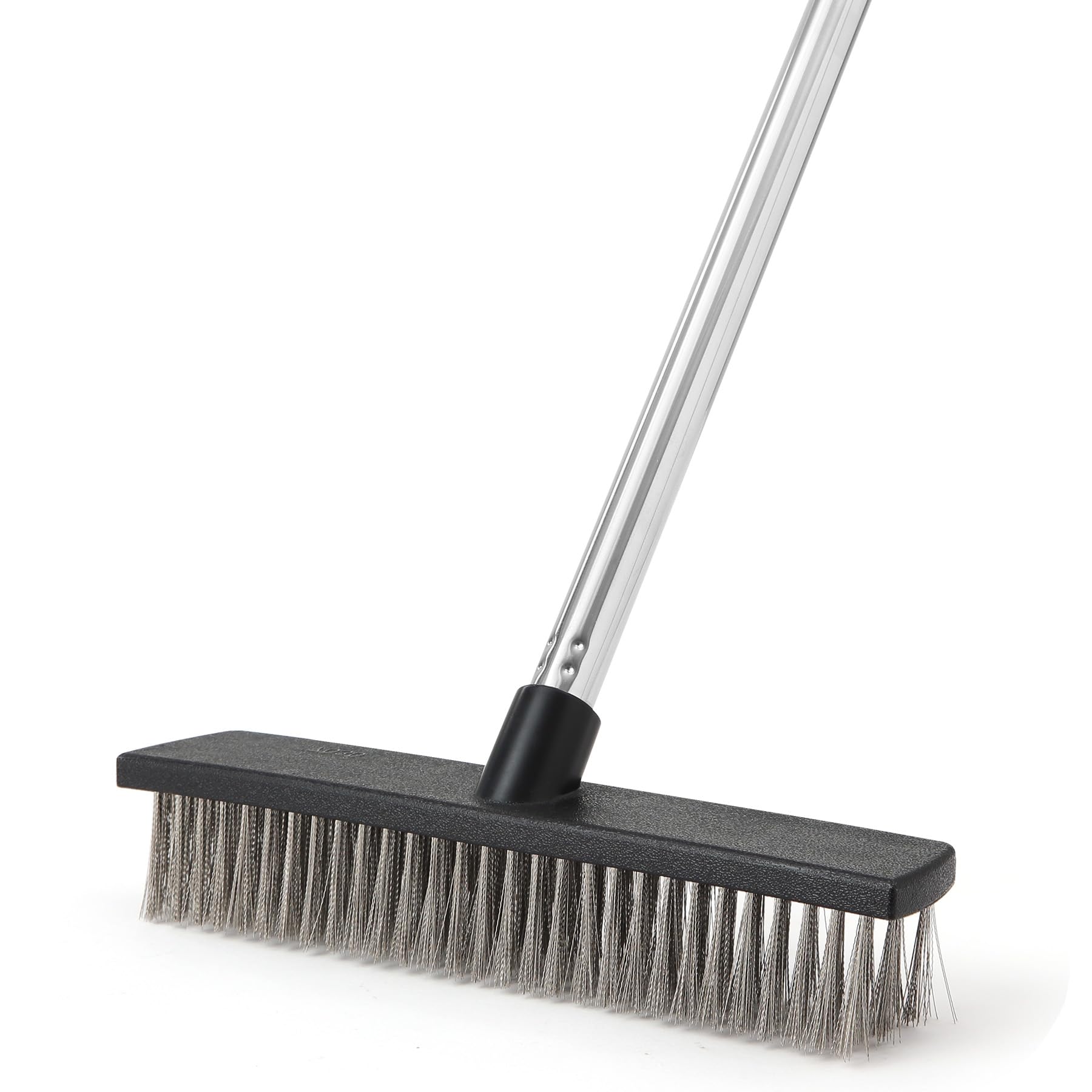 Yocada Stainless Steel Wire Scrub Brush with 65" Long Handle Heavy Duty