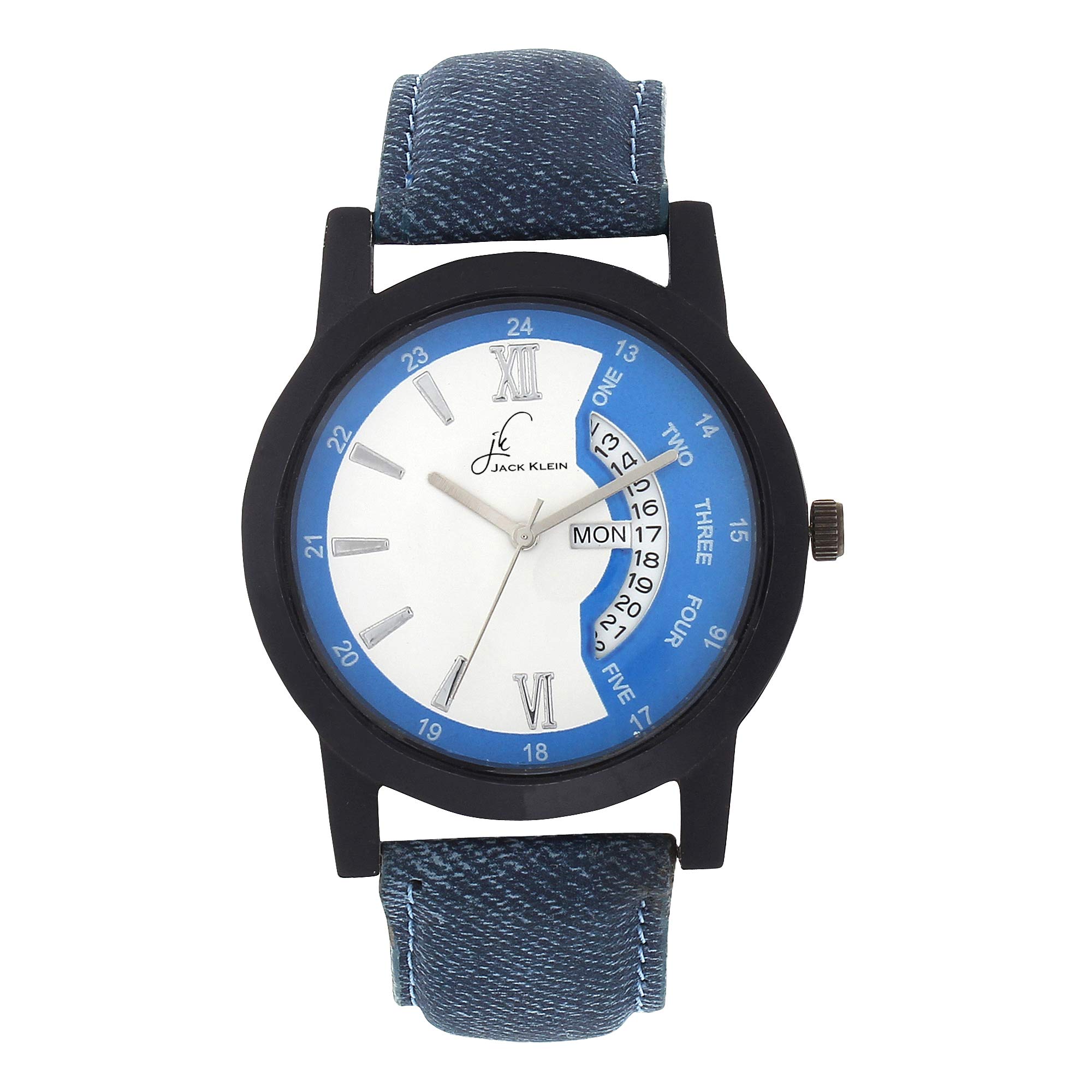 Jack Klein Blue Stylish Sporty Look Multifunction Watch for Men & Boys (B07MRFM7PJ) Amazon Price History, Amazon Price Tracker