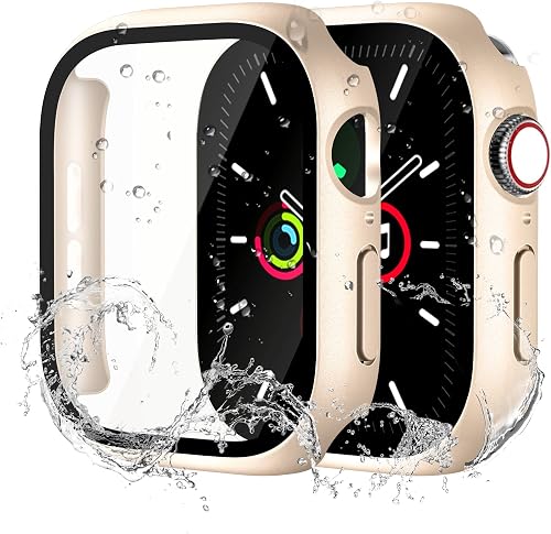 Waterproof Case for Apple Watch Series 10 Series 11 42mm Built-in Tempered Glass