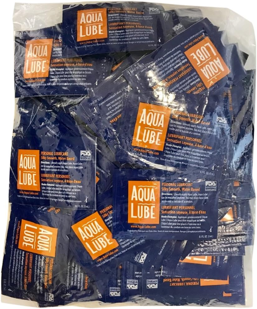 Aqua Lube Personal Lubricant 100 Water Based, Silky Smooth Lube