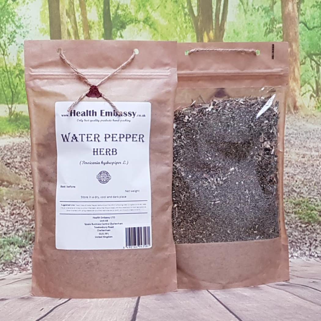 Health Embassy Water Pepper Herb | Persicaria Hydropiper L | Herbal Tea (100g)