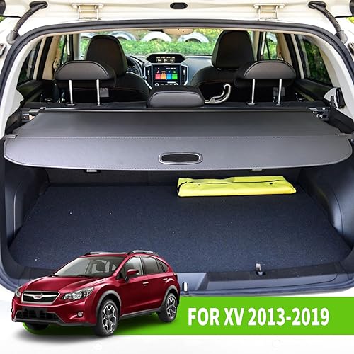 Vista 2 de Cubierta de carga para Subaru XV Crosstrek 2012 2013 2014 2015 2016 2017 cubierta trasera del maletero compatible con Subaru Impreza 2013 2014 2015
