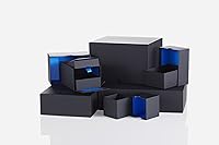 Vista 3 de Tienda Essentials Anillo de plata esterlina con cinco piedras auténticas, (anteriormente colección Tienda)