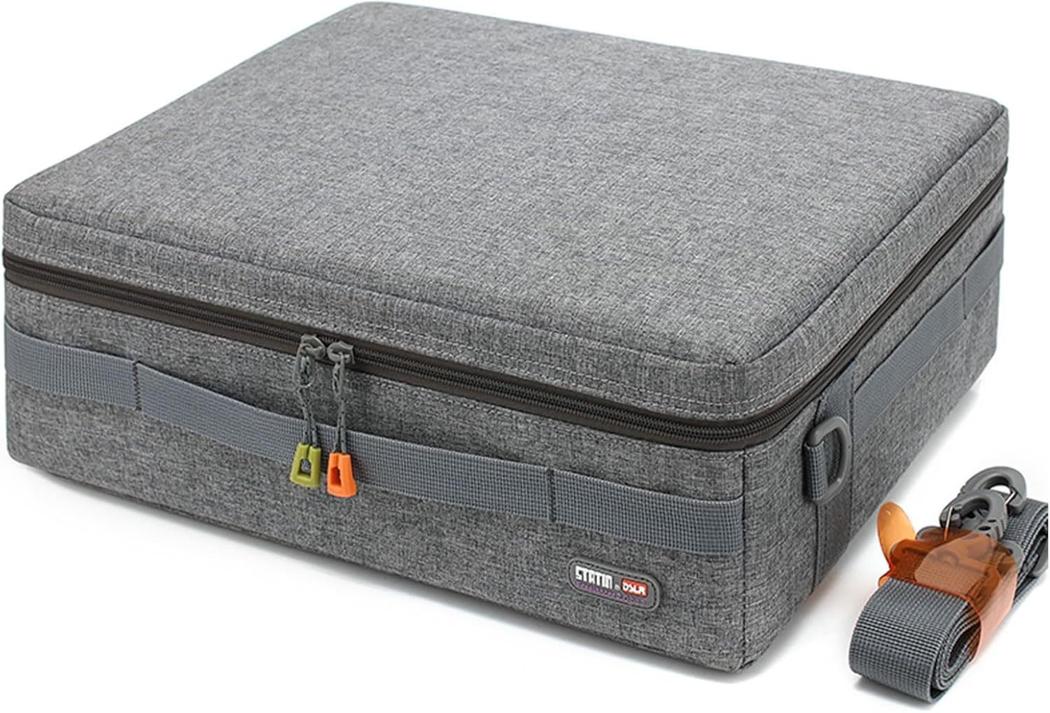 Large Camera Insert Bag,Pressure-proof Hard Shell Lens Cube Case,Digital DSLR SLR Mirrorless Cameras Accessories Storage Pouch Compatible for Canon,Nikon,Sony,Panasonic（L）