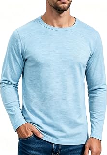 VELARON Men's Merino Wool Blend Thermal Shirt
