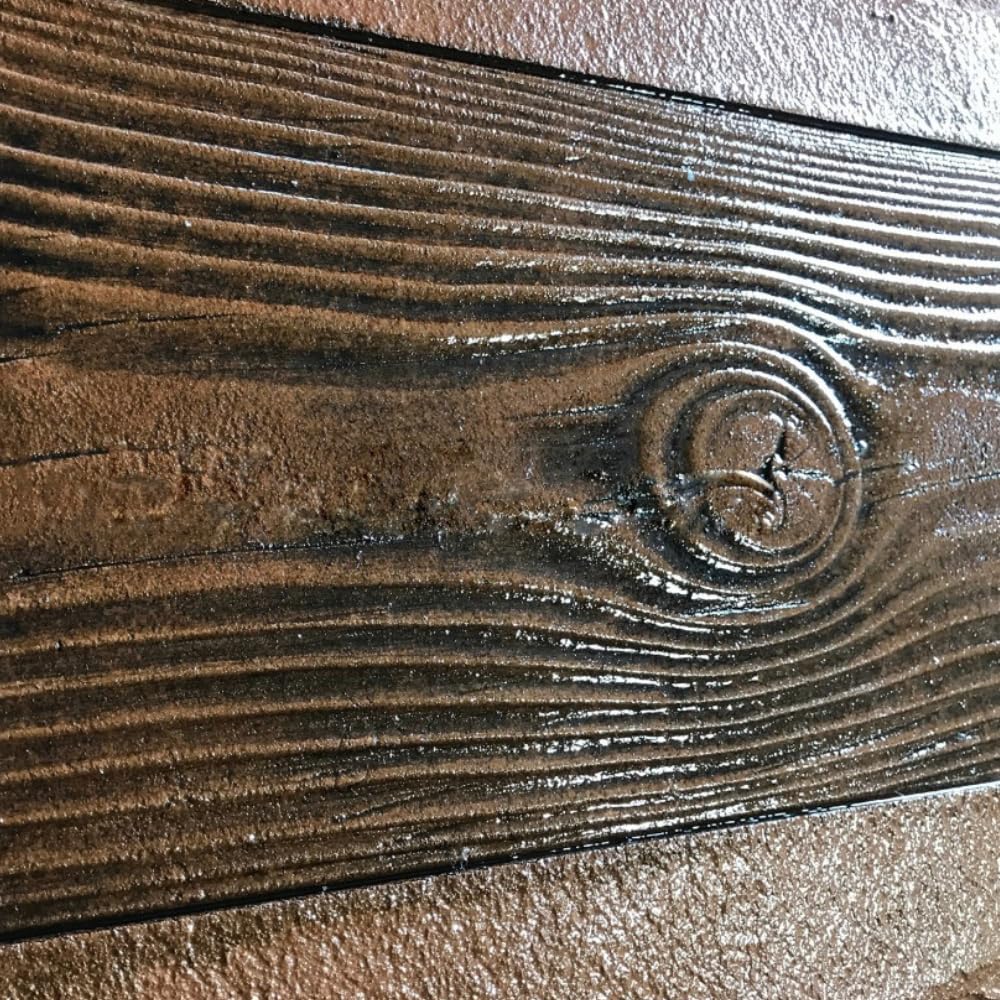 11" Natural Wood Grain Concrete Stamps 60" x 11" | Made in USA | Polyurethane Flexible Mat, Decorative Wood Plank Texture for Patios, Walkways & Driveways SM 5300/F
