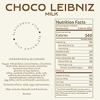 Vista 3 de Bahlsen Galletas de leche Choco Leibniz (12 cajas) - Galletas de mantequilla Leibniz cubiertas con una gruesa capa de chocolate europeo - Cajas