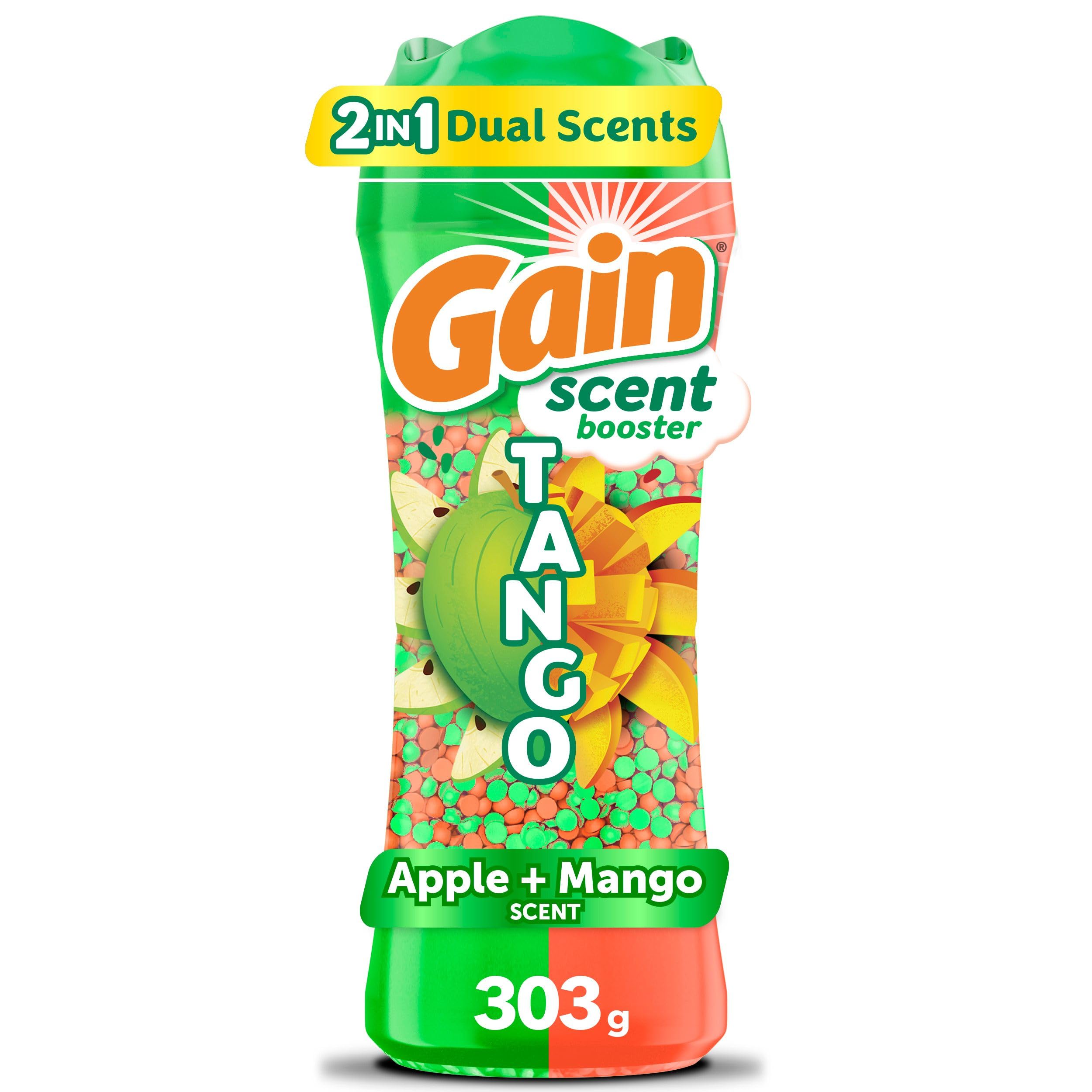 Gain Tango 2-in-1 Laundry Scent Booster Beads, Apple and Mango Scent, Laundry Beads with Dual Scents Plus All Day Freshness, 303 g
