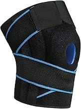ACWOO Knee Brace, Orthopaedic Patella Knee Brace with Side Stabilizers, Adjustable Neoprene Sports Knee Support for Running, Meniscus Injury, Arthritis, Sports Injury