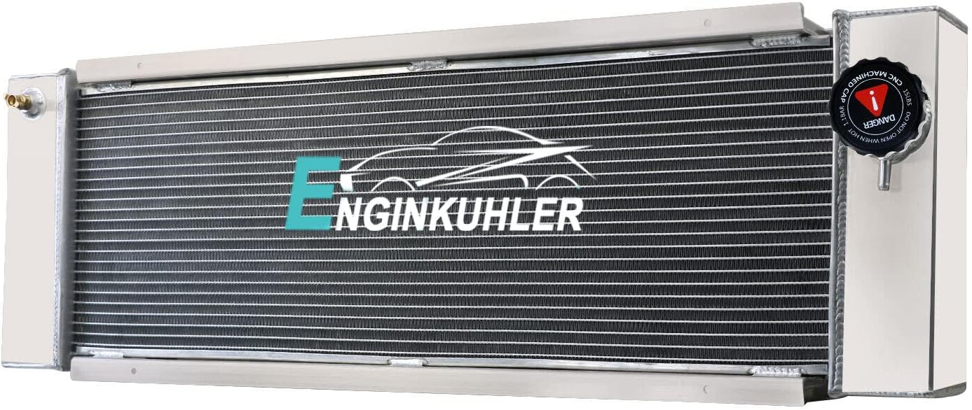 4-Row Radiator Replacement for Bobcat Skid Steer 645 743 743B 743DS Skidsteers & 1600 Wheel Loader, Replaces OE# 6648820, 6630186