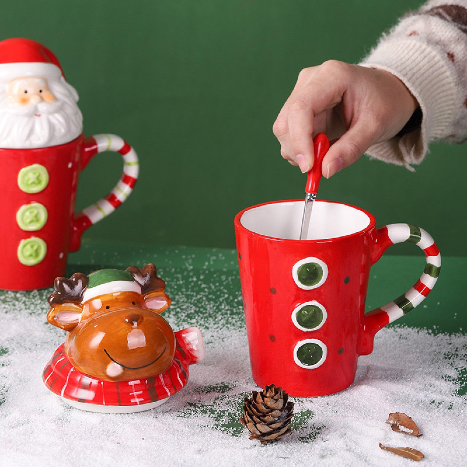 Amazon.co.jp: マグカップ クリスマスプレゼント クリスマスコーヒー