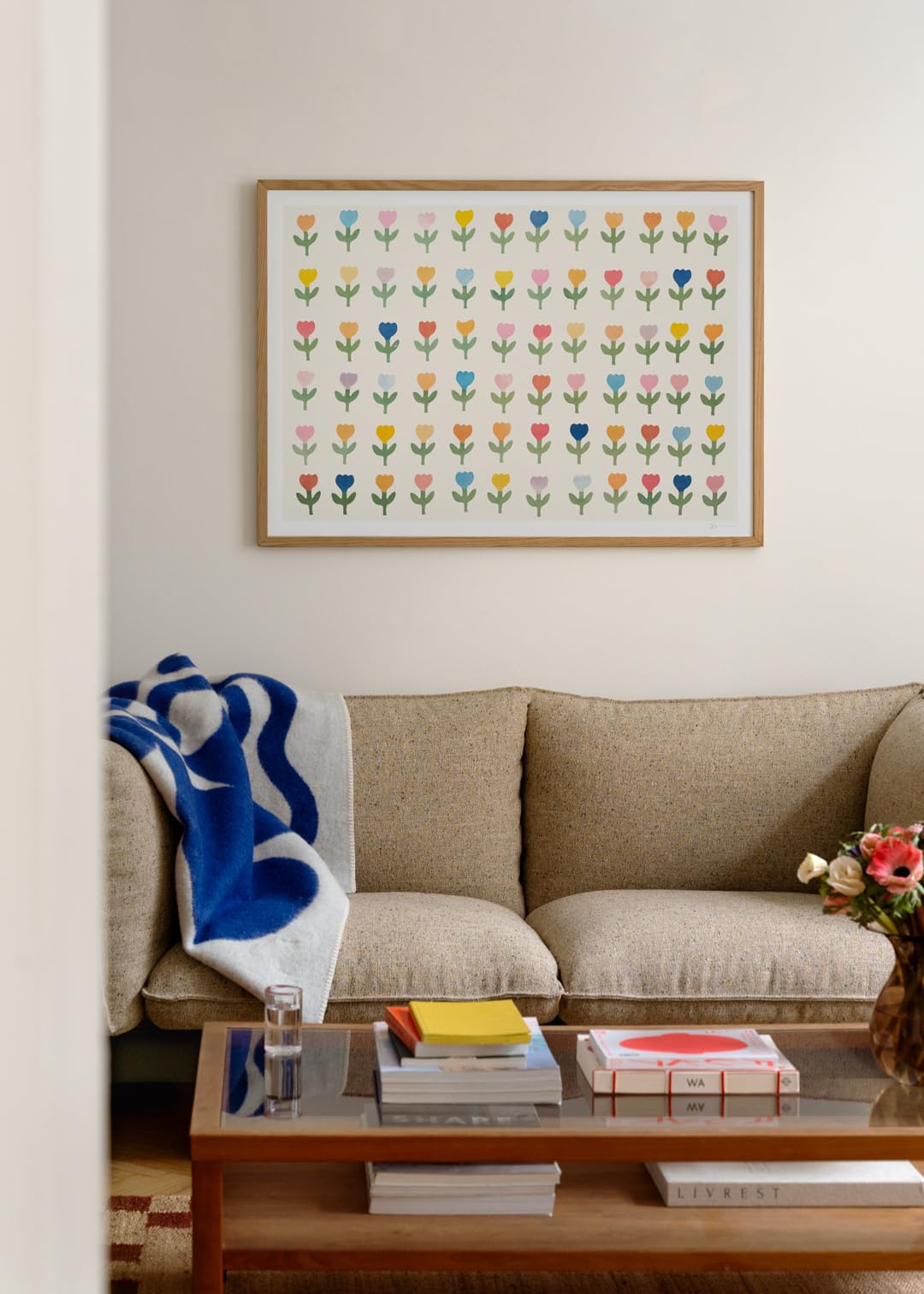 Amazon.co.jp: THE POSTER CLUB ポスタークラブ 72 Flowers 30×40cm