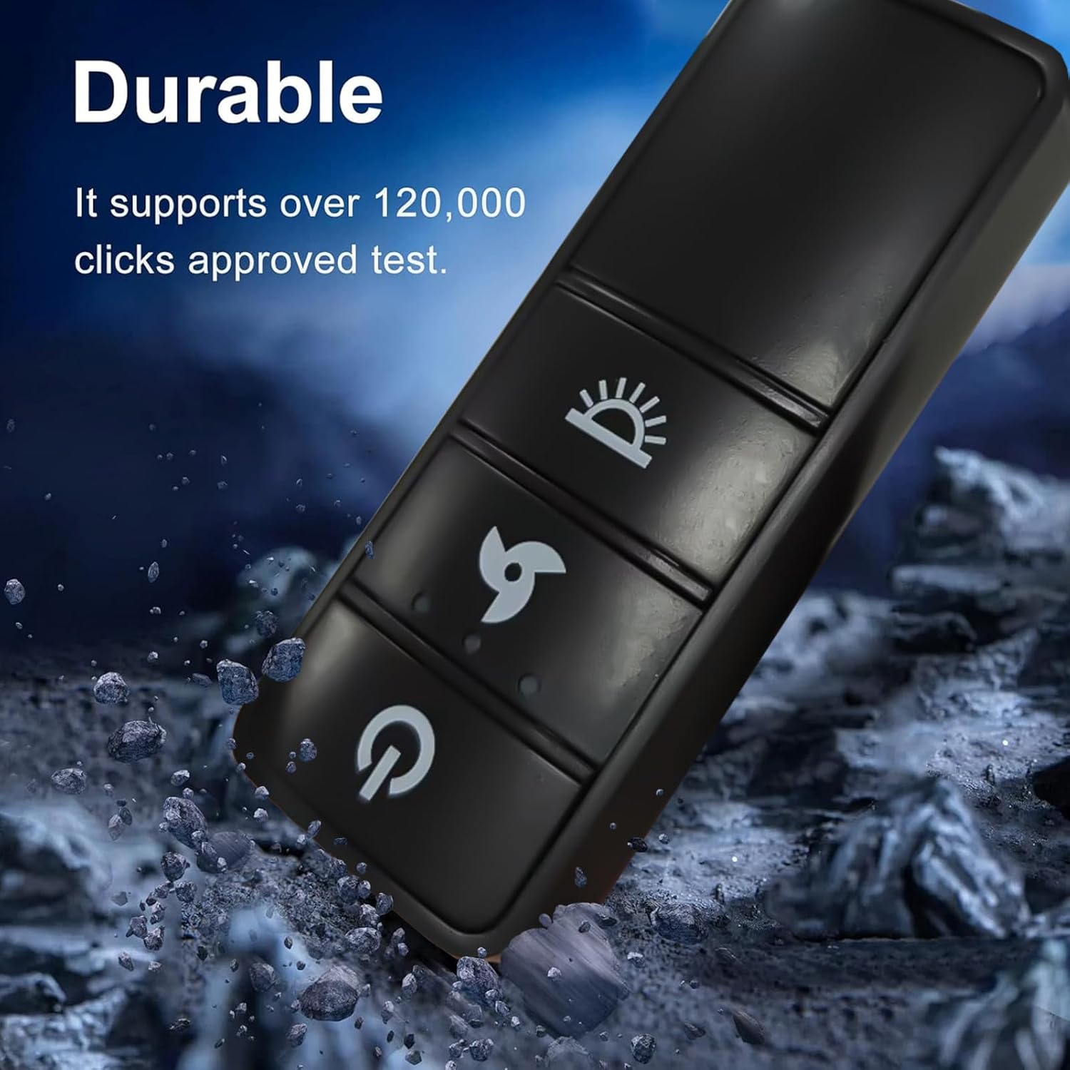 Universal Ceiling Fan Remote Control Kit Replacement for Hampton Bay, Home Decorators Collection 3-Speed Light Dimmer KUJCE10320/TR222A,2AAZPHD3/HD3,98130, with,Light Dimmer with Wall Holder Mount