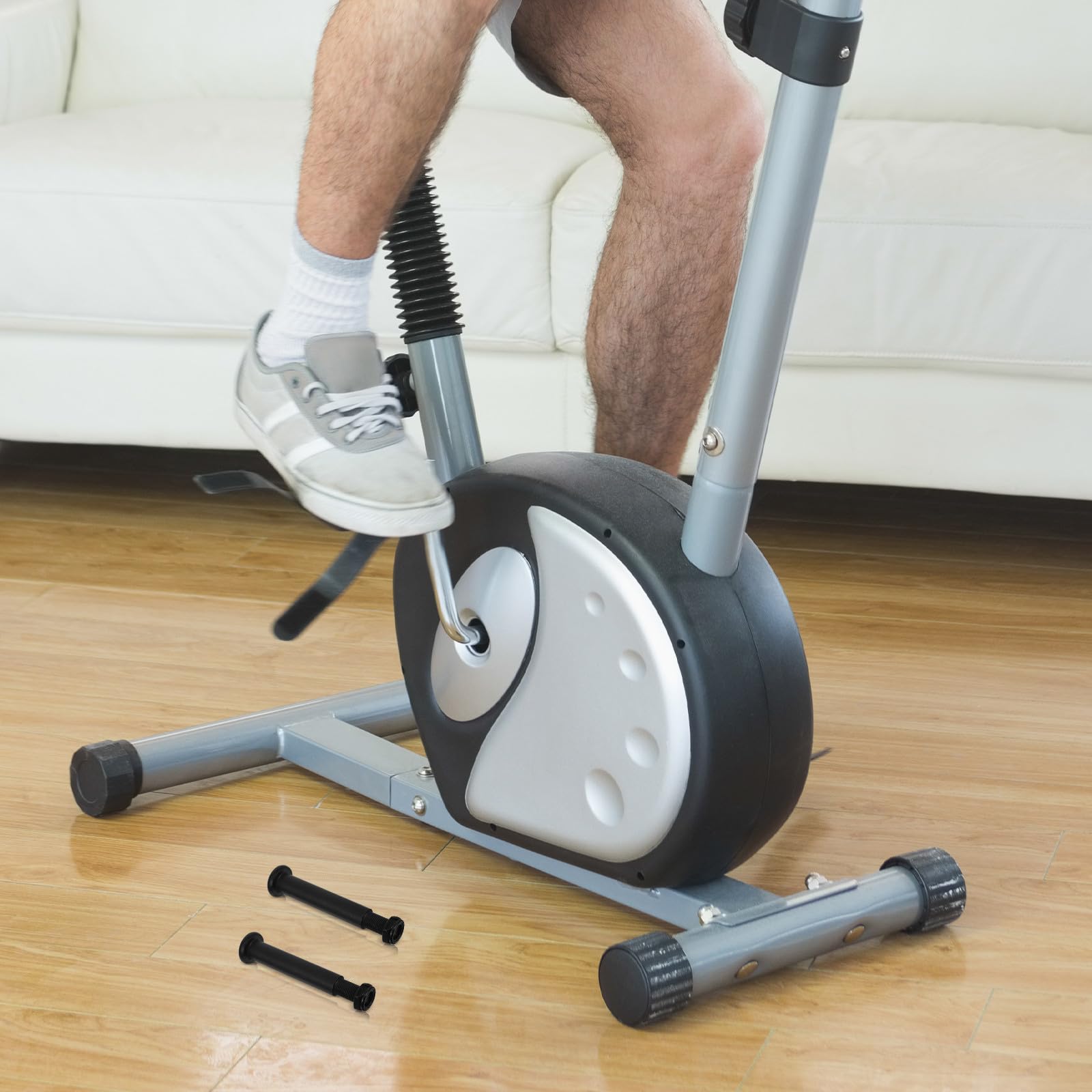 1 Paar Pedalbolzen aus Stahl für Ellipsentrainer Pedalachsen Ersatzteile Kompatibel mit Fitnessgeräten Robust und Vielseitig für Heimtrainer