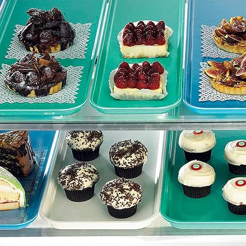 Miniatura 2 de Cambro Bandeja de exhibición de mercado negra de 12-716" x 30" x 34"