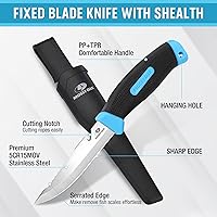 Vista 3 de Mossy Oak Kit de Herramientas de Pesca - Alicates de Pesca, Sujetador de Labios de Pescado, Removedor de Anzuelos de Pesca Multifuncional con Funda