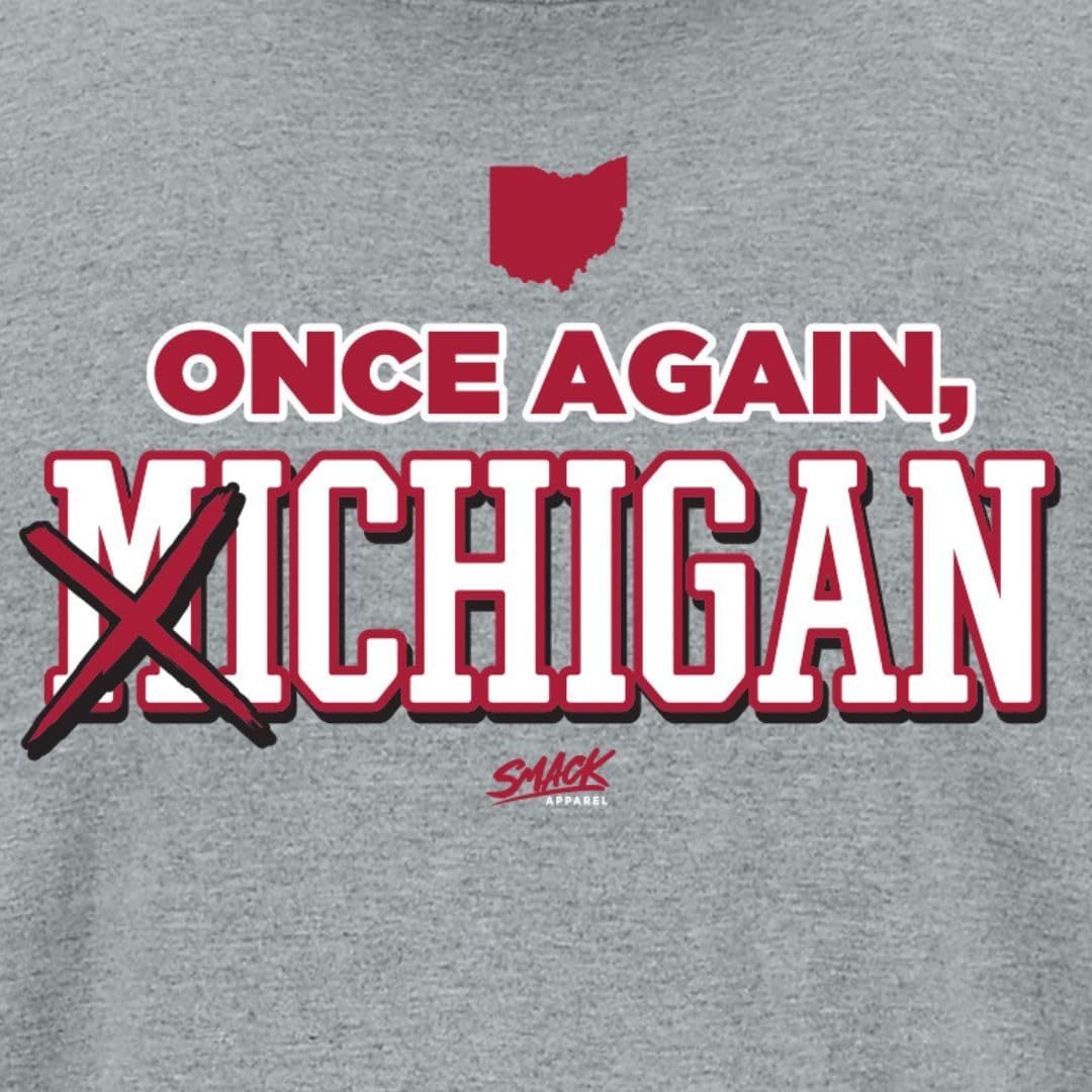 Smack Apparel Bichigan (Anti-Michigan) T-Shirt for Ohio State College Fans (SM-5XL) - Image 2