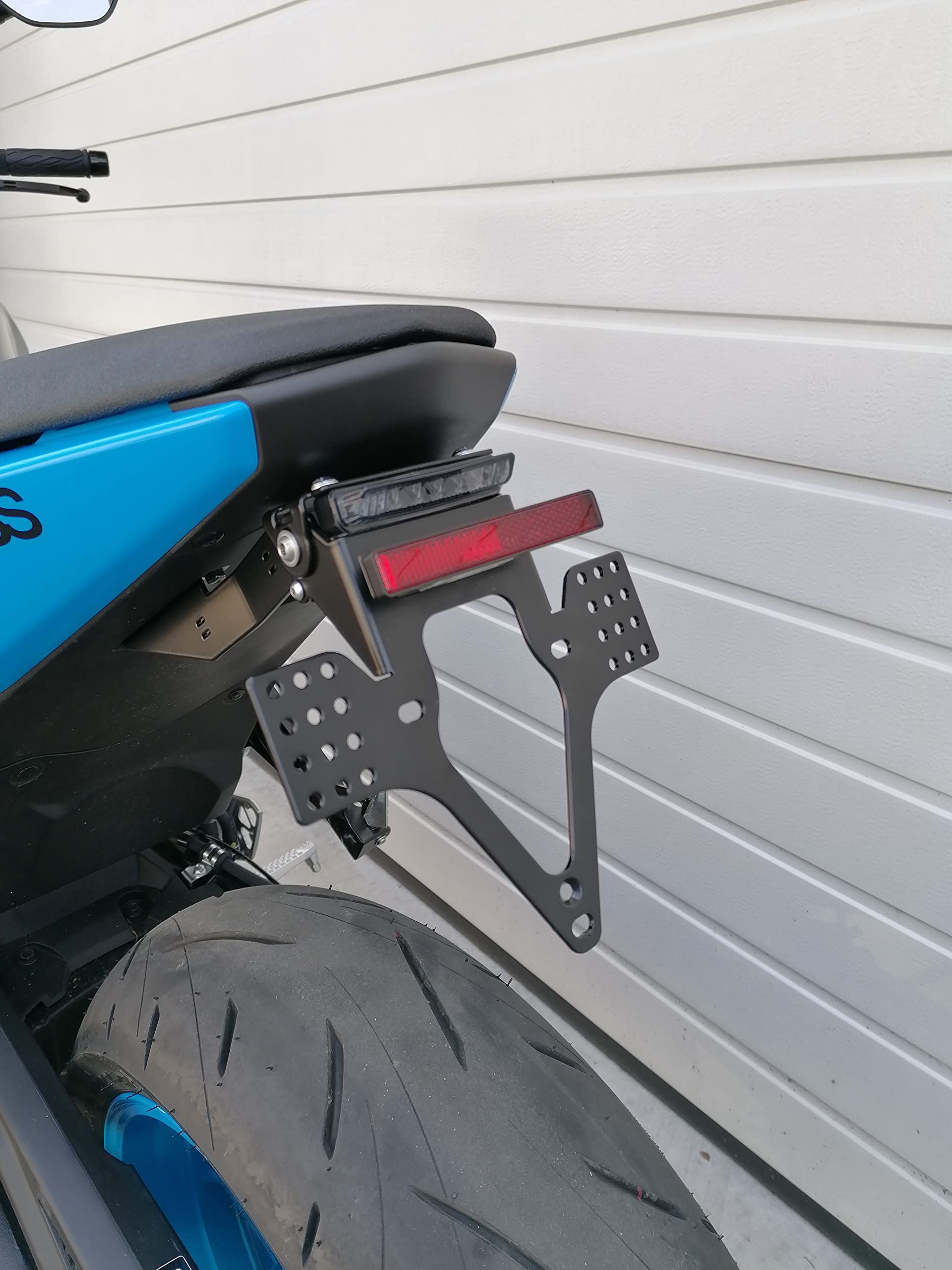 Eliminatore Parafango Per Moto GSX-S750/1000F – Portatarga Nero Con Luce LED - 4