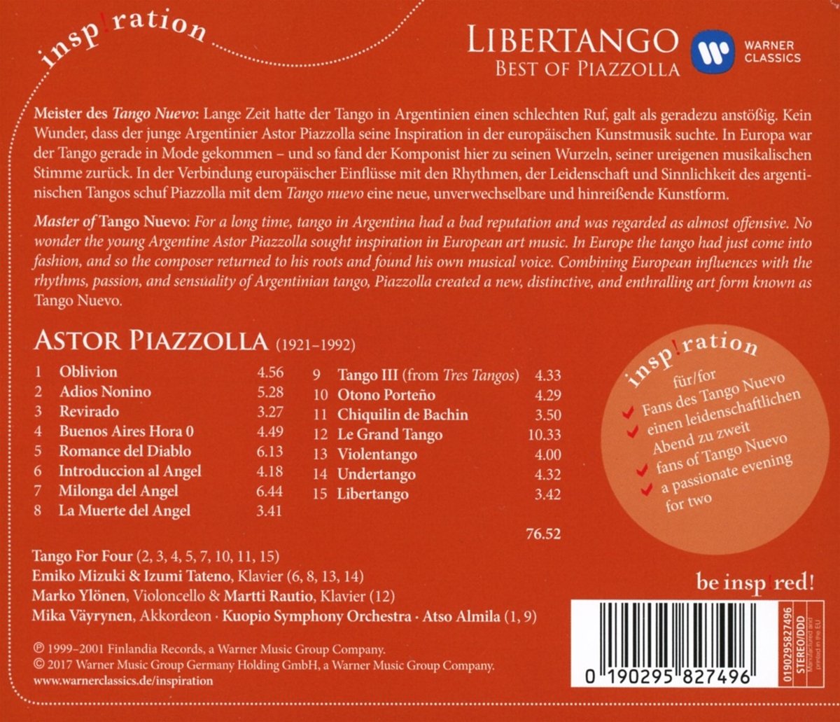 Libertango: Best of Piazzolla