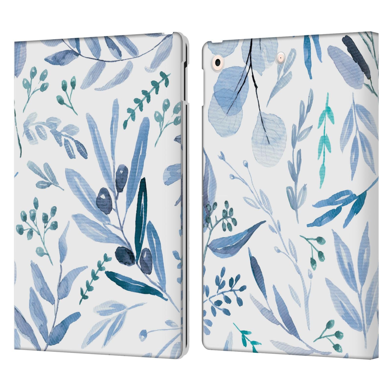 Étui antichoc iPad 10.2 résistant Eucalyptus Bleu en cuir - 8