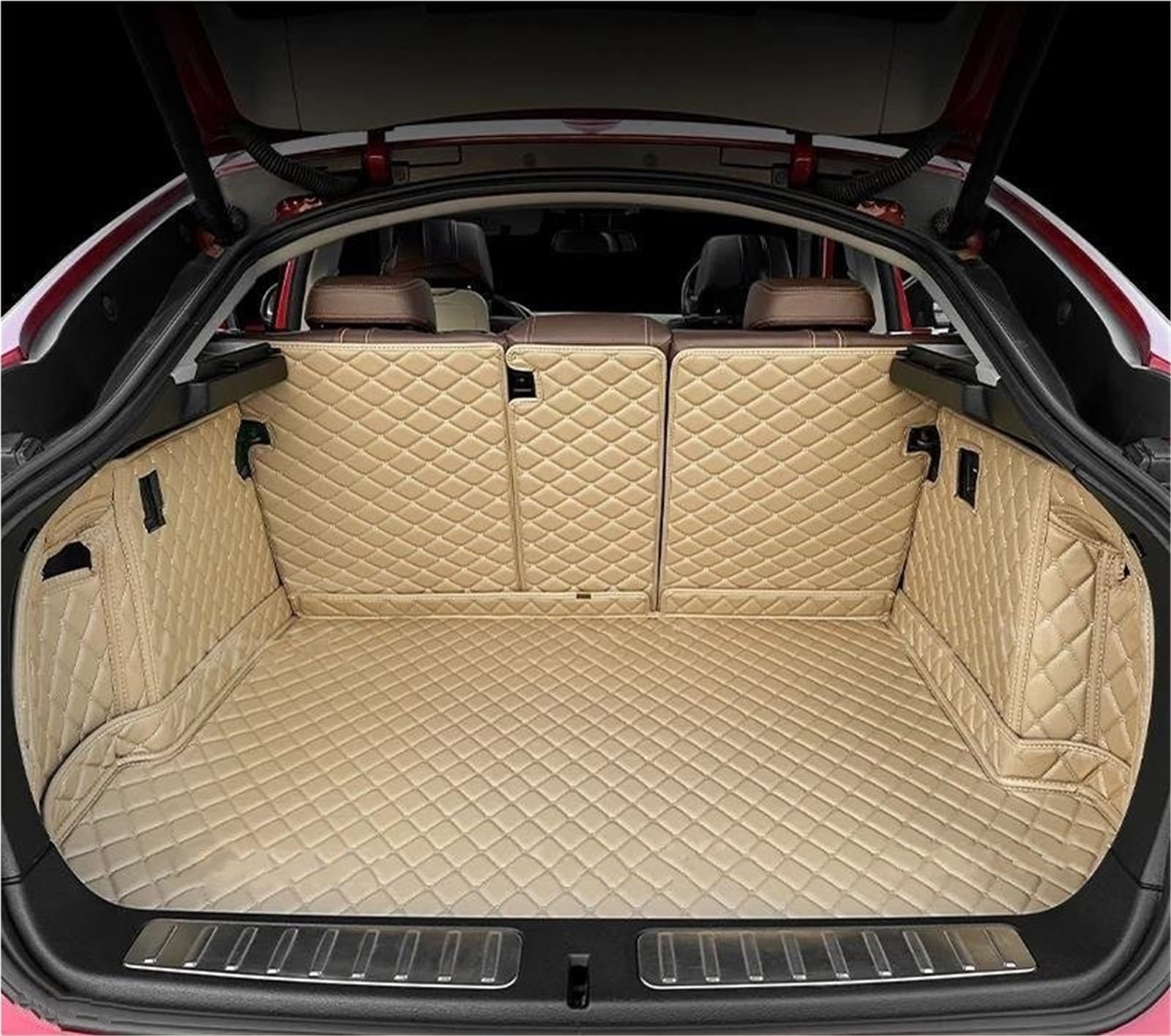 Car Boot Liners For Mercedes For Benz EQE SUV 2025 2024 2023 Car Trunk Mat Carpet Accessories Car Boot Liner(Beige)