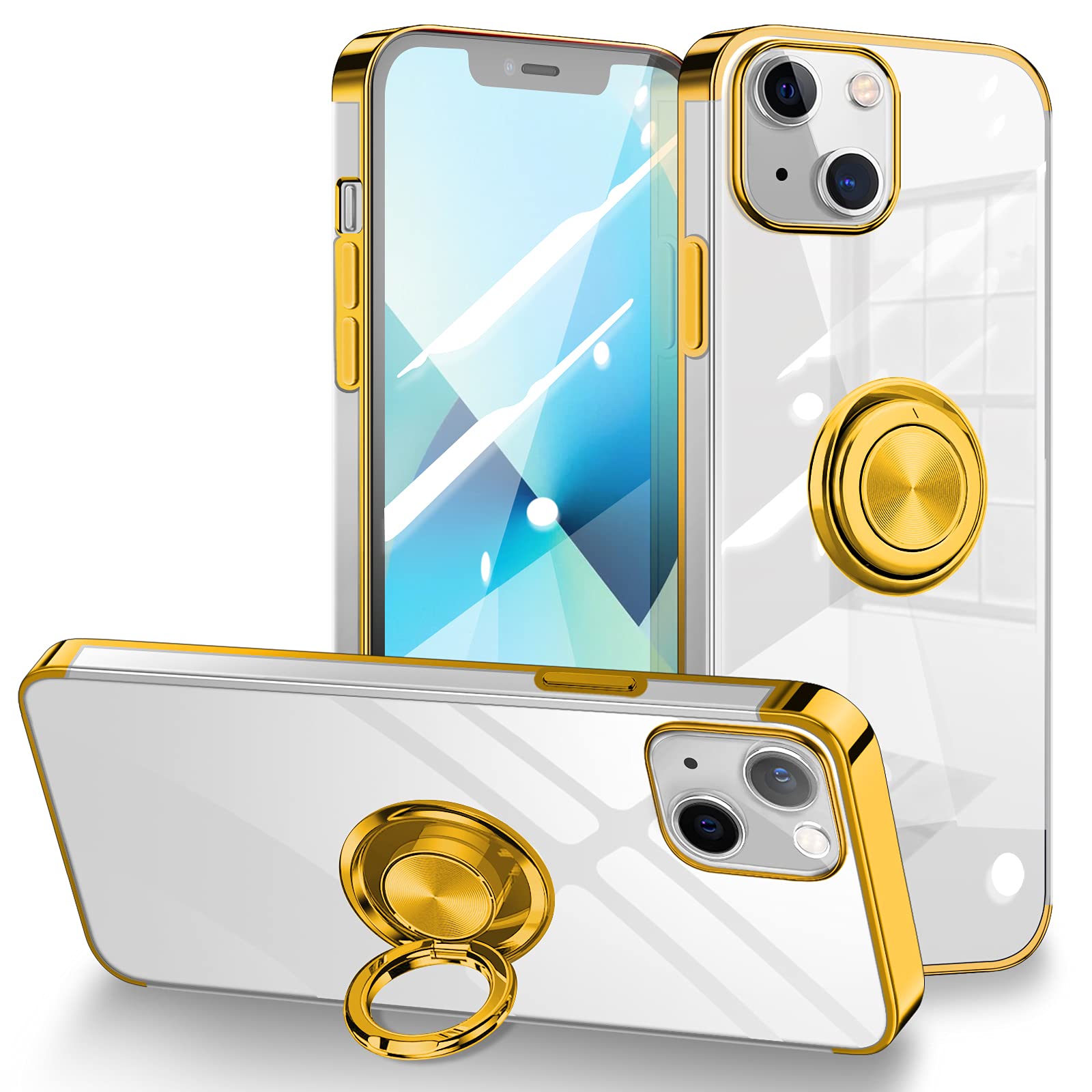 Guuboly TPU Cover for iPhone 13 6.1in - Gold